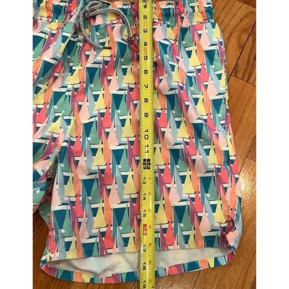 Michael’s Swim Shorts Trunks Size Extra Large Colorful Sailboats Made In USA - Picture 5 of 10